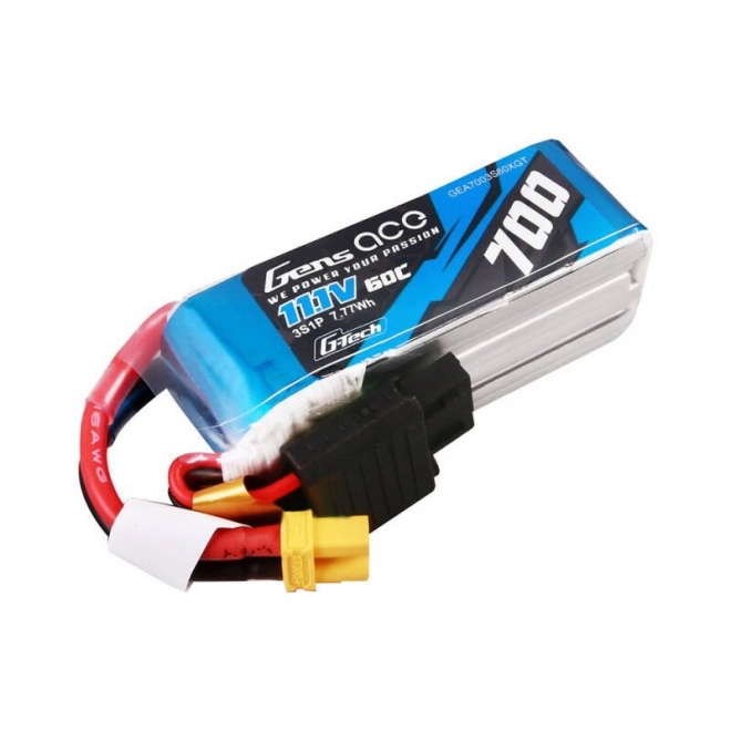 Gens ace g-tech 700mah 11.1v 60c 3s lipo akkumulátor