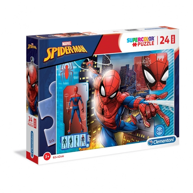 Spider-Man szuper színes maxi puzzle 24 db.