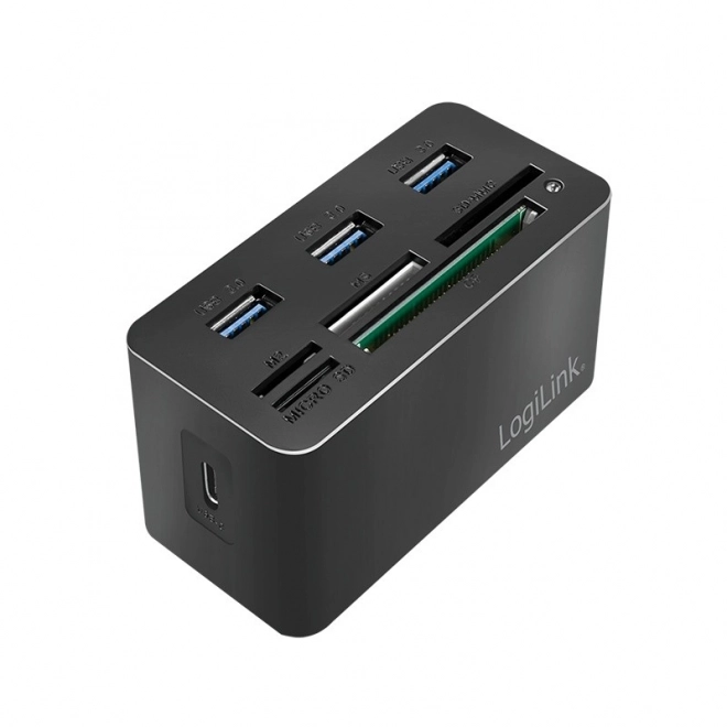 USB3.2 dokkolóállomás 8 porttal, mini fekete