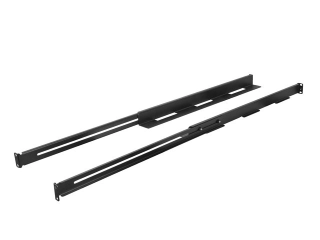Szerelősín készlet szekrényhez 650-1090 mm, fekete