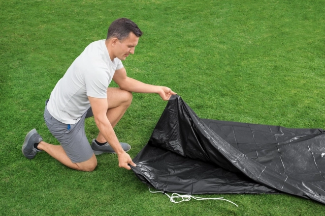 305 cm átmérőjű medencetakaró szerkezettel, Bestway