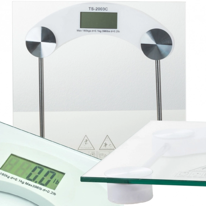 Üveg elektronikus fürdőszobai mérleg 180 kg-ig