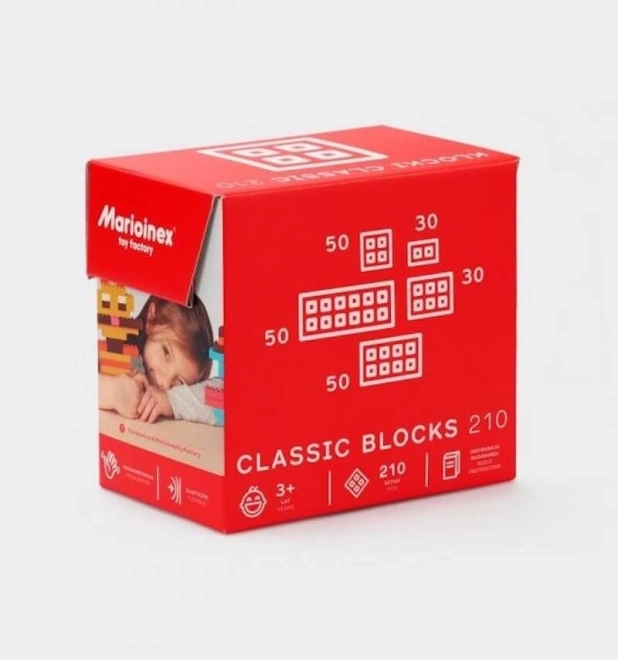 Konstruktor Classic 210 darabos építőkészlet