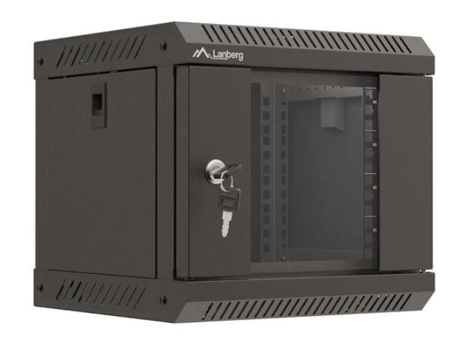 Fali Rack Szerelő Szekrény 4U 300x300 Fekete