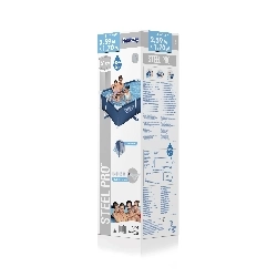 DeluxeJr Steel Pro Állványos Medence 259x170x61 BESTWAY kertbe