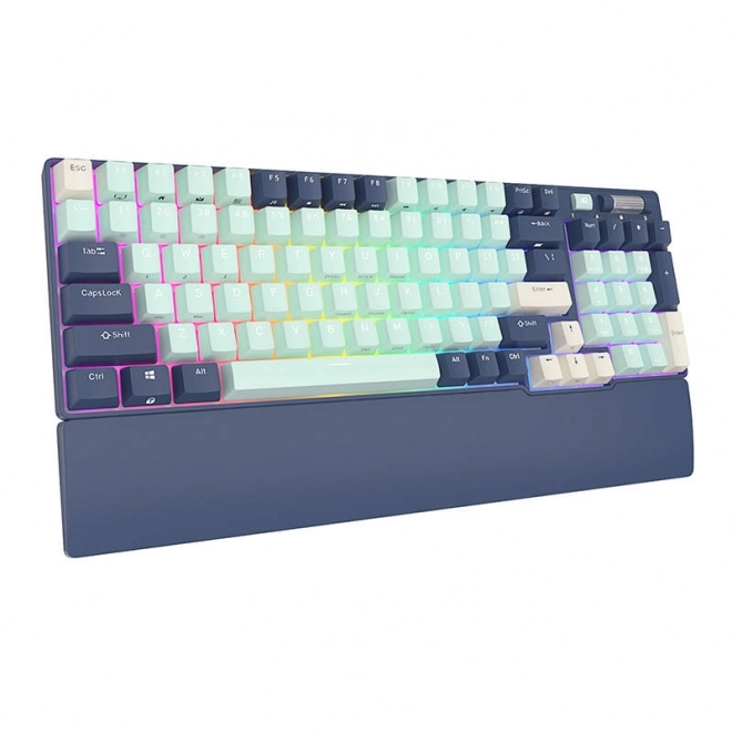 Mechanikus billentyűzet royal kludge rk96 rgb barna kapcsoló