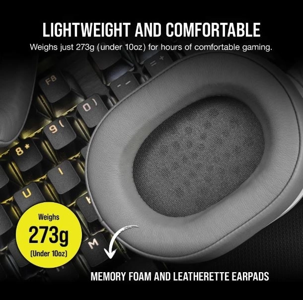 Corsair HS55 Gaming Fejhallgató