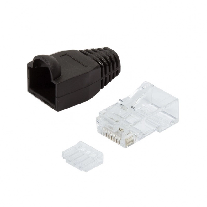 Fekete RJ45 CAT.6 Dugók UTP