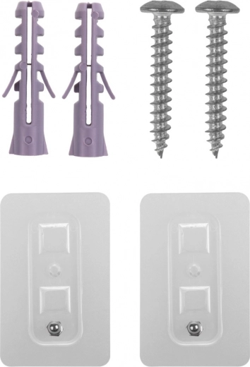 Egyszerű szerelés tartozékokkal együtt