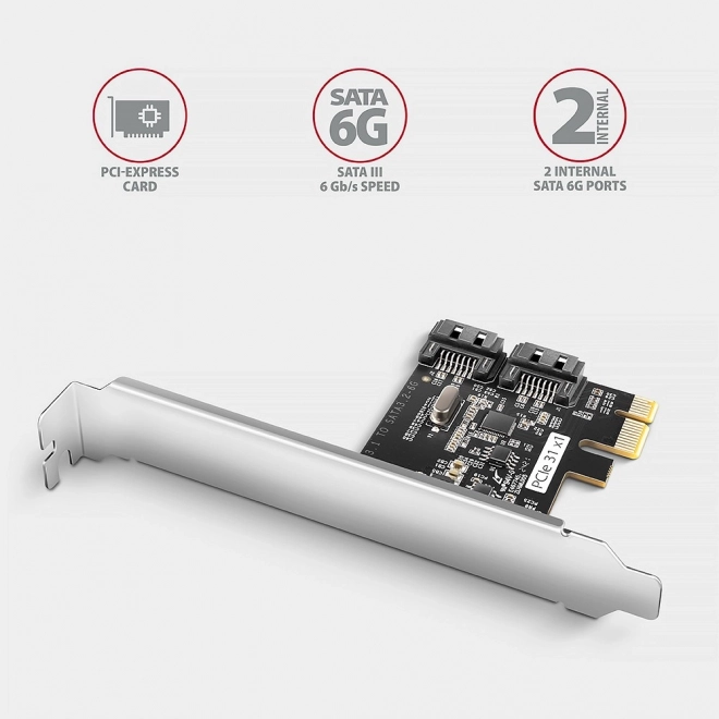 Pcie Sata 6G Bővítőkártya JMicron chipkészlettel