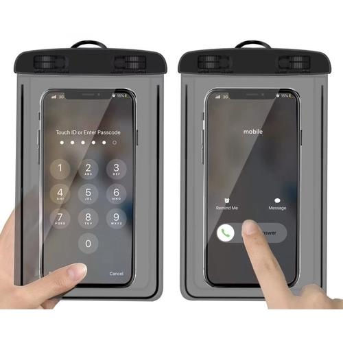 Vízálló telefon tok fekete