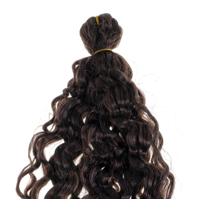 Afrolokni műhaj barna 60cm