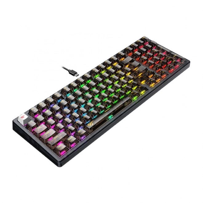 mechanikus gamer billentyűzet rgb világítással