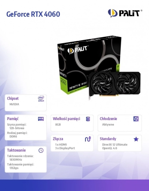 GeForce RTX 4060 játékkártya