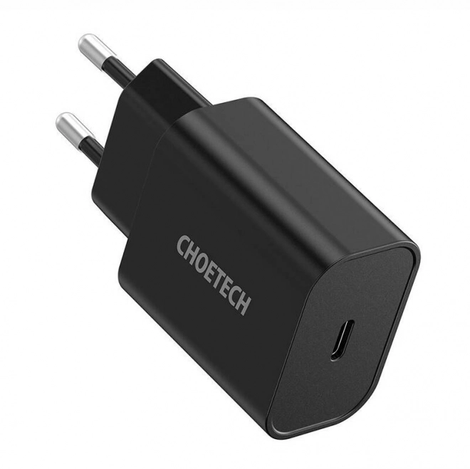 Choetech gyors töltő USB-C, 20W fekete