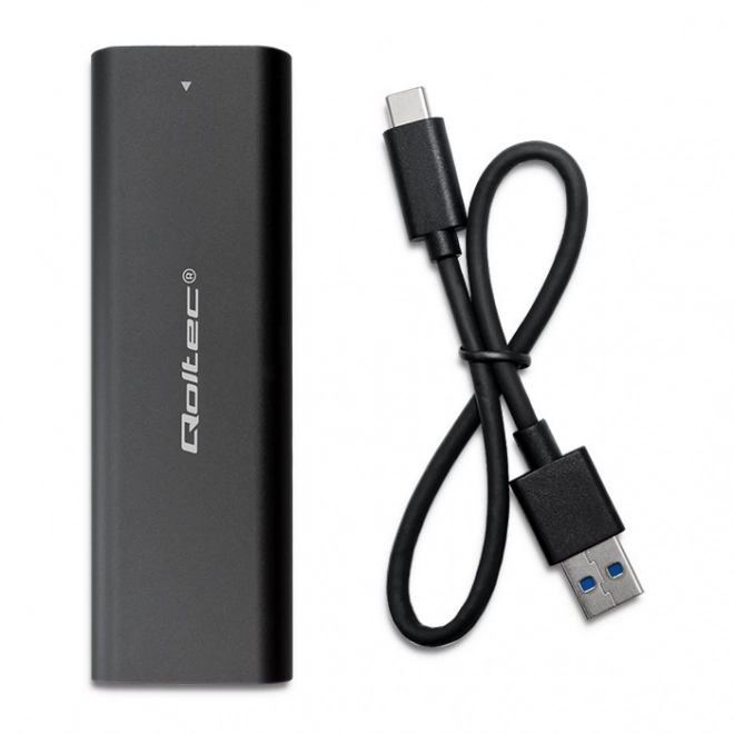 Qoltec M.2 SSD meghajtóház USB-C-vel