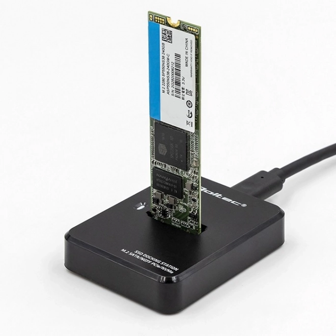 Qoltec merevlemez dokkoló SSD M.2 SATA/PCIe