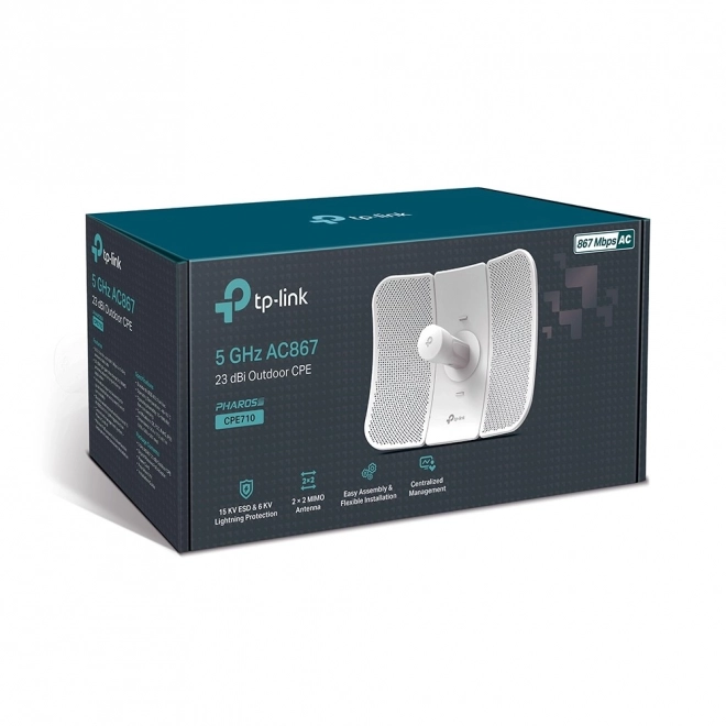 Kültéri irányított antenna 5GHz 23dBi 867Mbps