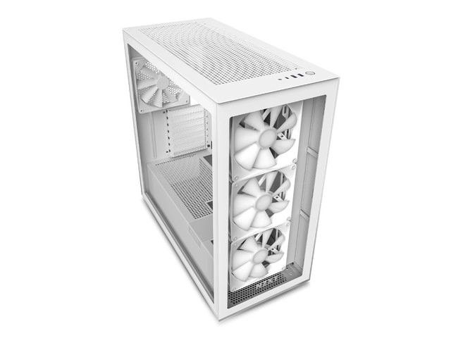 Fehér RGB színes játék számítógépház