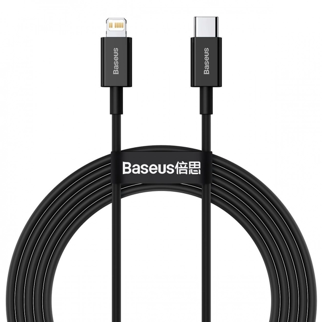 Baseus Superior Series multi csatlakozó kábel USB-C iPhone-hoz, 20W, PD, 2m, fekete