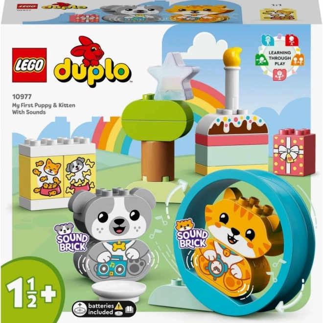 LEGO DUPLO Az első kutyám és cicám hangokkal