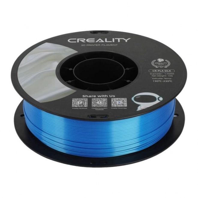 Selyem hatású PLA filament kék - Creality