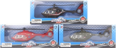 Fém helikopter 20 cm