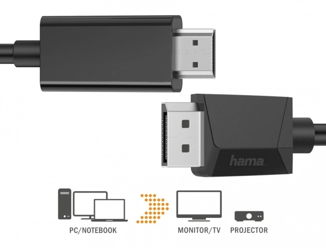 DisplayPort HDMI kábel 4K 1,5 m