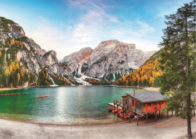 Educa puzzle, Braies tó ősszel, Olaszország, 3000 darab