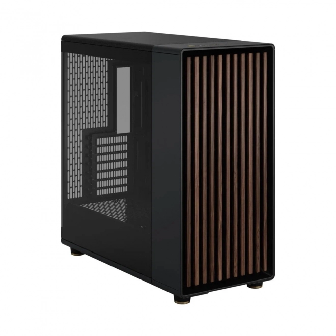 Számítógépház North XL RC Charcoal Black TG Sötét