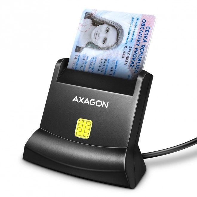 Kártyaolvasó AXAGON USB, 1,3m kábel