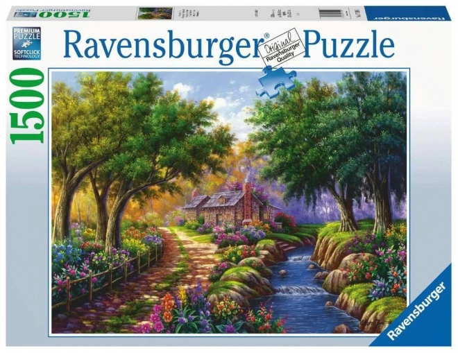 Ravensburger folyóparti ház puzzle 1500 darab