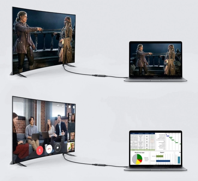 Alumínium USB-C HDMI Adapter 4K