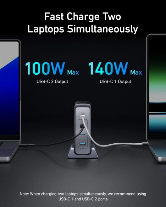 Anker GaNPrime 240W fali töltő USB-C x3 USB-A x1