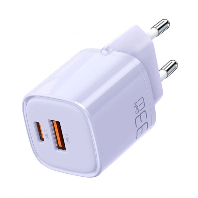 Fialova GaN töltő 33W USB-C és USB-A McDodo