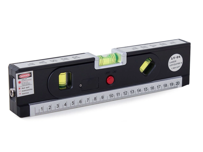Három LED-del megvilágított libella