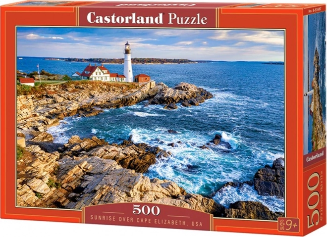 Napfelkelte Cape Elizabeth fölött puzzle 500 darabos