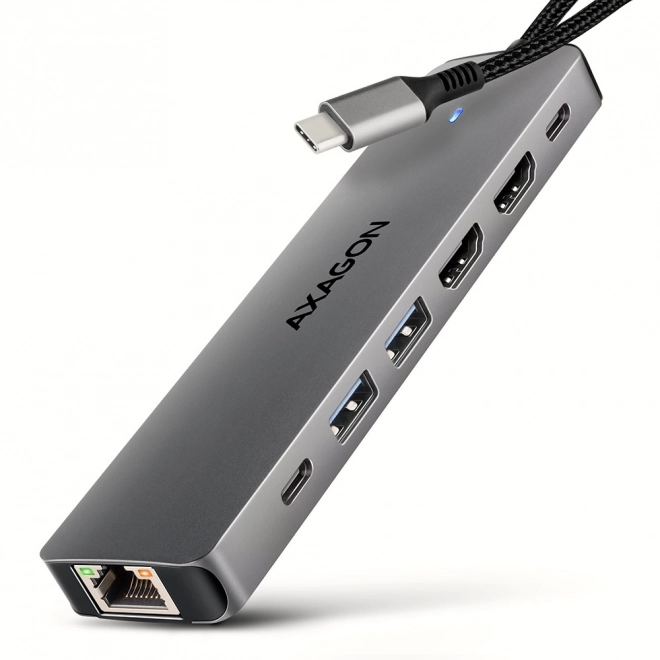 7 az 1-ben AXAGON USB-C többportos hub HDMI-vel és Power Delivery-vel