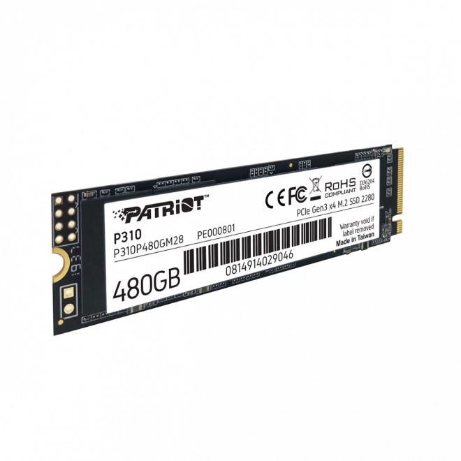 Patriot SSD merevlemez 480GB M.2 2280 PCIe NVMe