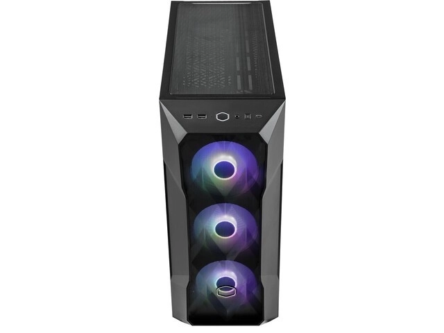 Fekete MasterBox TD500 V2 Mesh ablakos ARGB ház