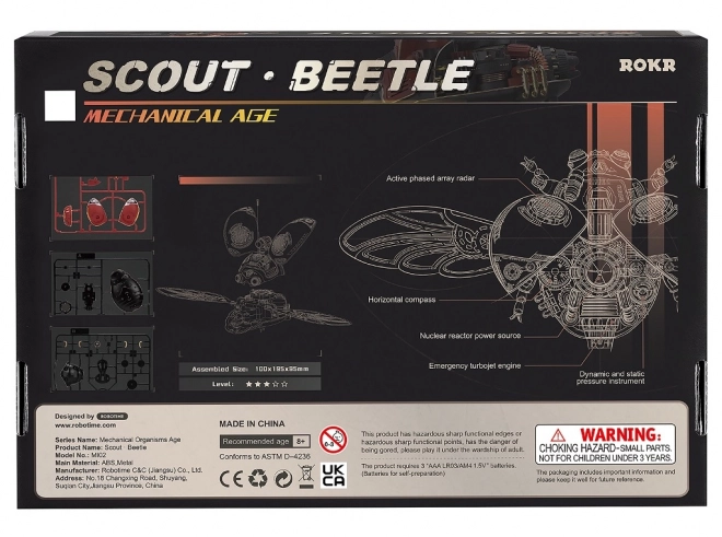 RoboTime felfedező bogár modell készlet