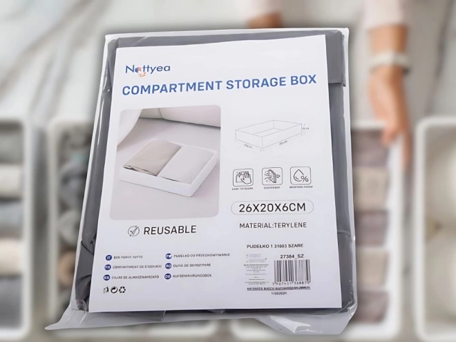 Univerzális ruhaszervező fiókhoz szürke