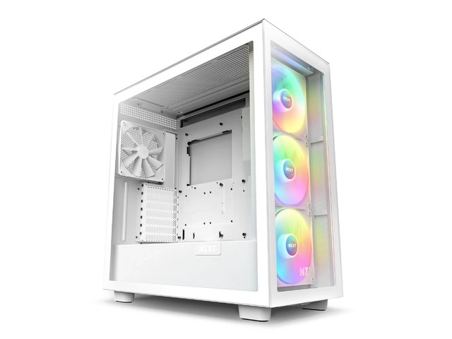 Fehér RGB színes játék számítógépház