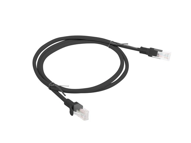 Patchcord kategória 6 - 1 méter fekete