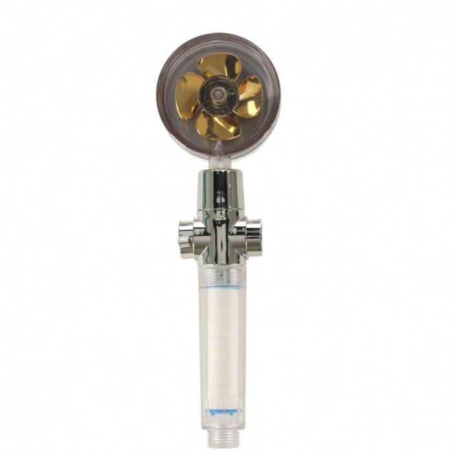 Zuhanyfej turbina ventilátorral – Arany