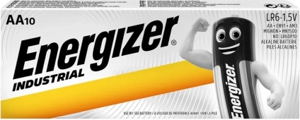 ENERGIZER Industrial AA (LR6) alkáli elemek, 10 db