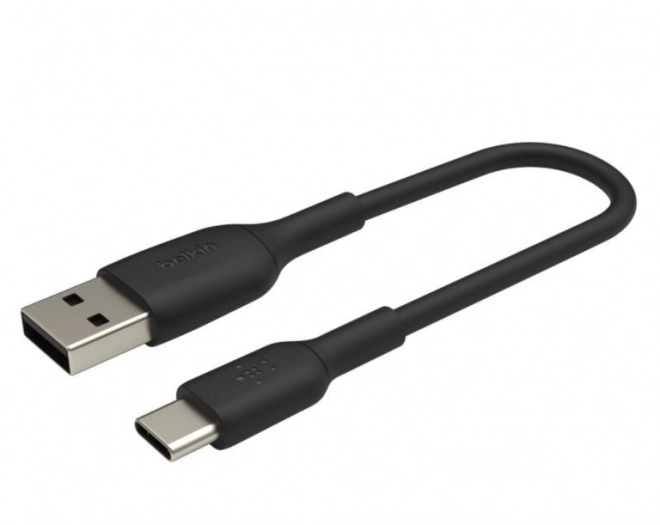 Pvc kábel USB-C 15 cm fekete