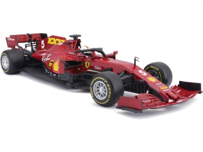 Bburago Ferrari SF 1000 osztrák #5 Vettel modellautó 1:18 méretarányban