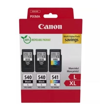 Többcsomagos Canon PG-540XL és CL-541XL nyomtatópatron