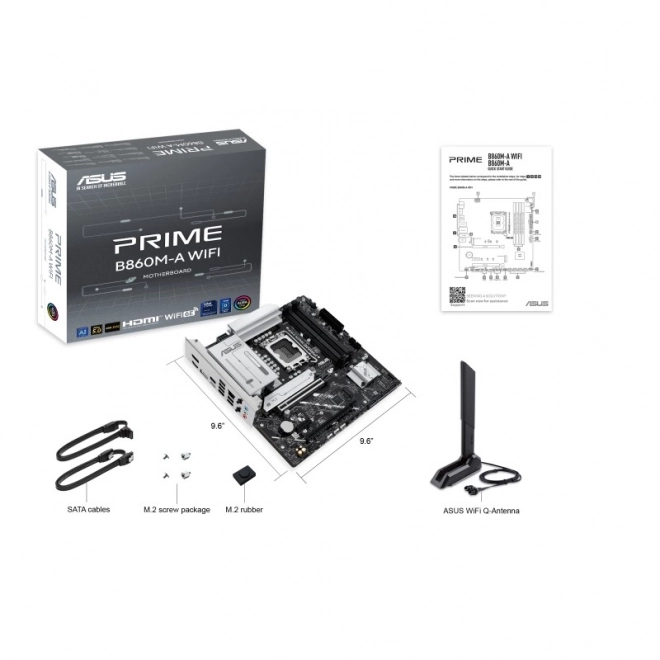 Prime WI-FI LGA1851 DDR5 vízszintes alaplap